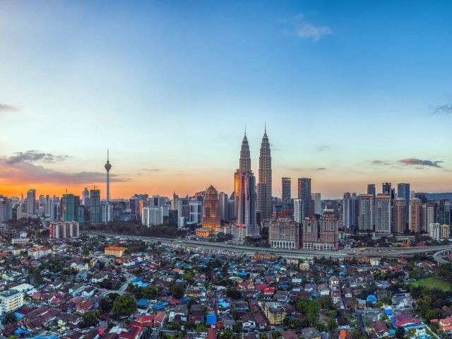 Das Kuala Lumpur Panorama Wallpaper 640x480