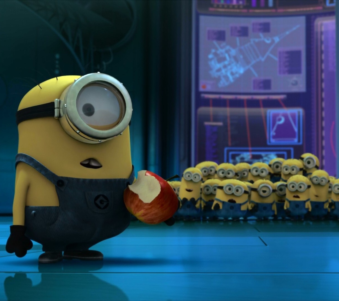 Das Minion's Apple Wallpaper 1080x960