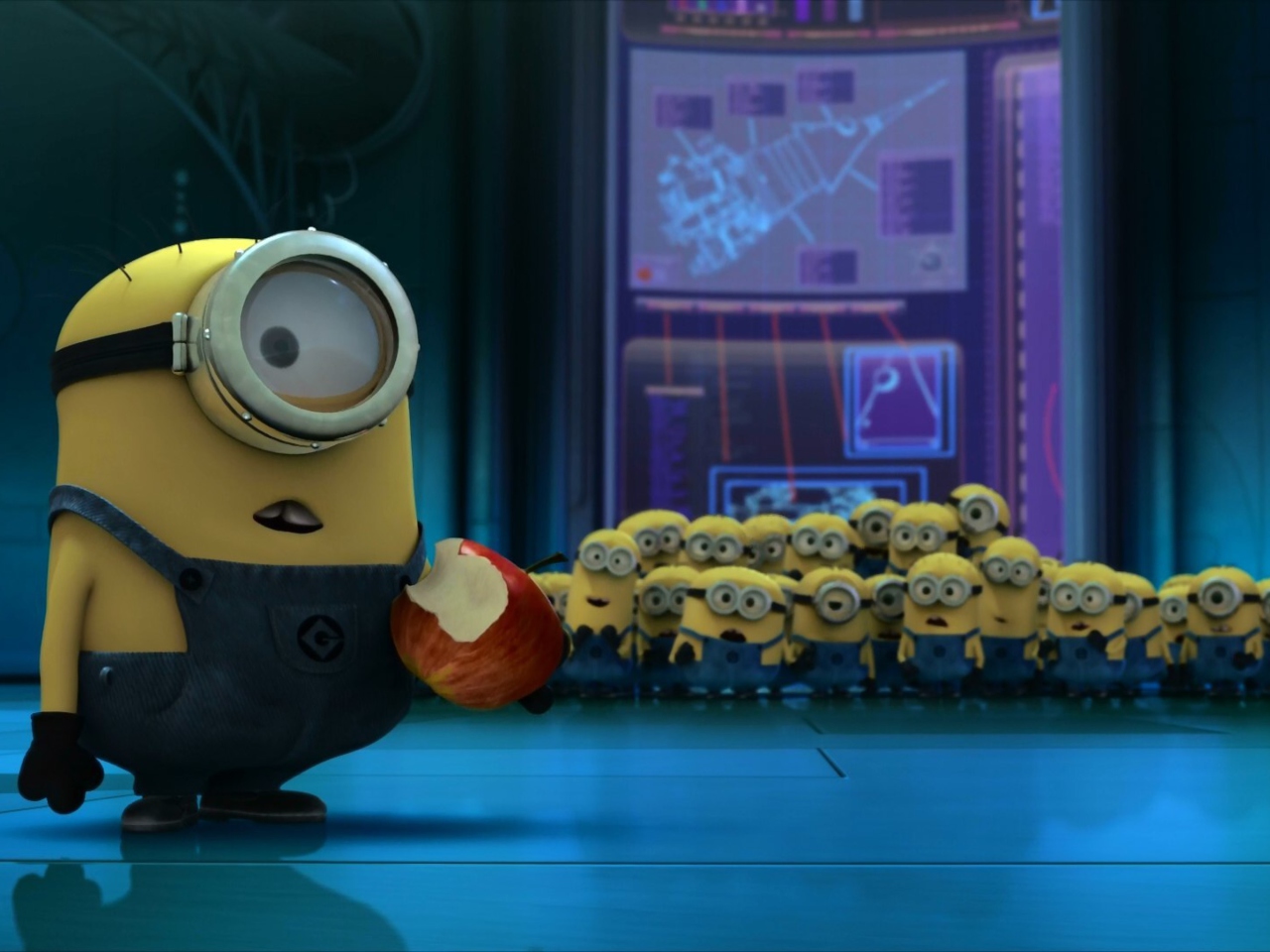 Minion's Apple wallpaper 1280x960