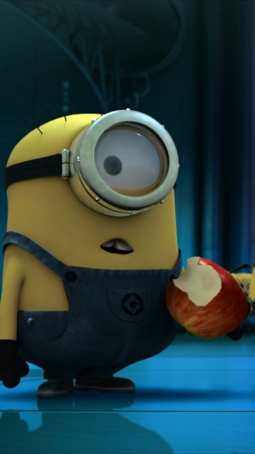 Minion's Apple wallpaper 360x640