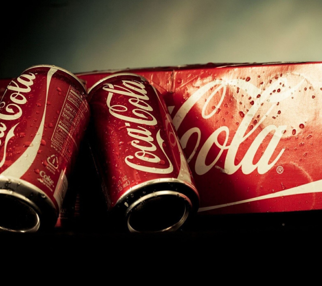Обои Coca Cola Cans 1080x960