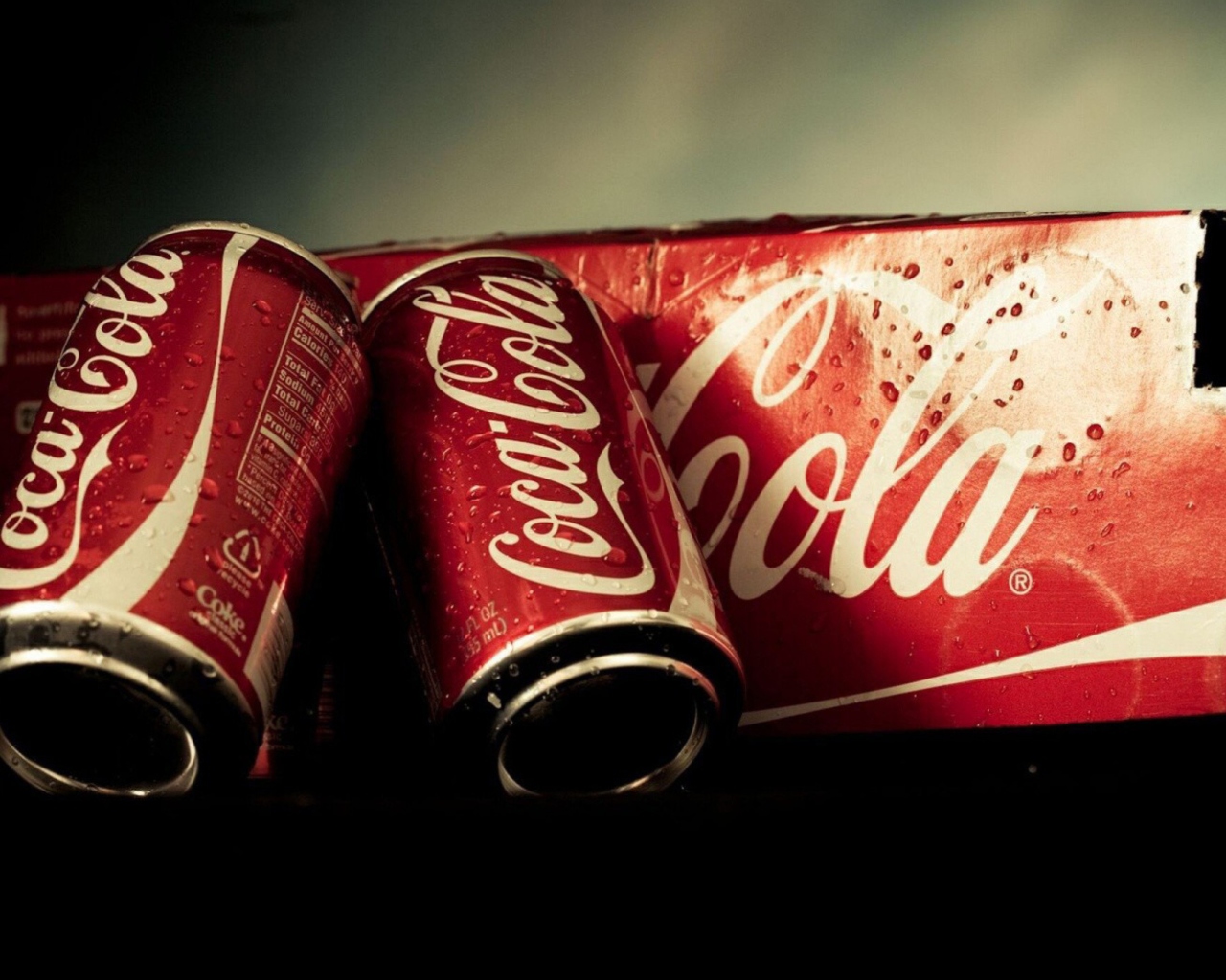 Das Coca Cola Cans Wallpaper 1280x1024