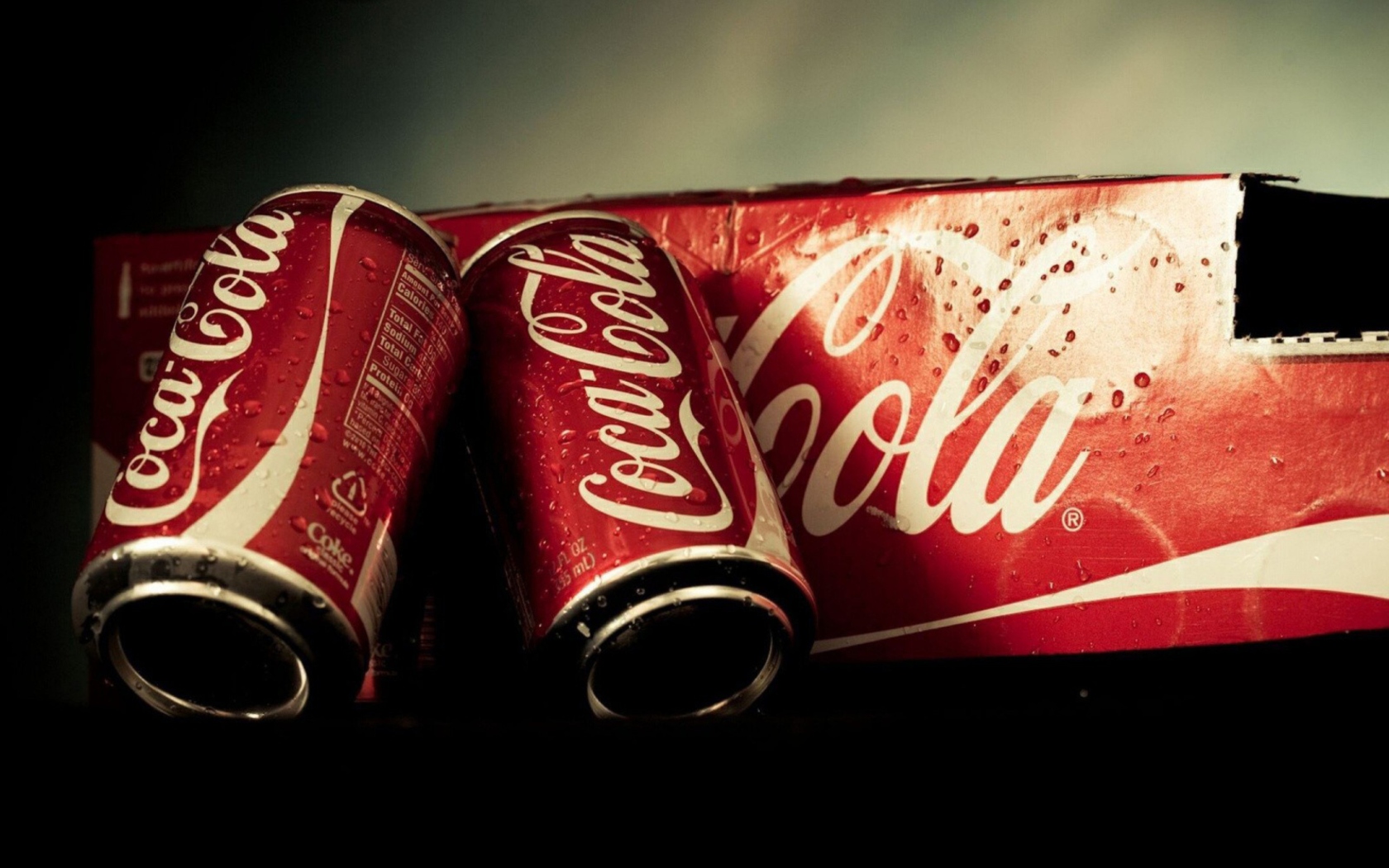Coca Cola Cans wallpaper 1680x1050