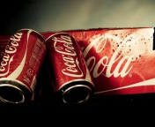 Fondo de pantalla Coca Cola Cans 176x144