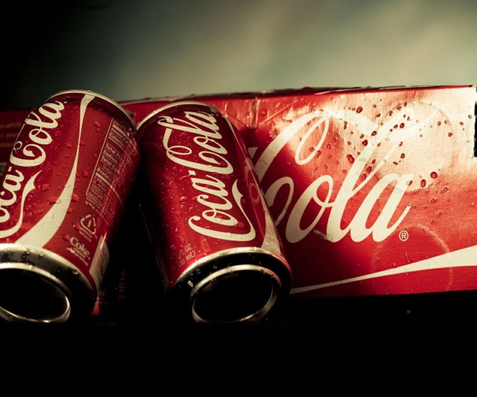Coca Cola Cans wallpaper 960x800