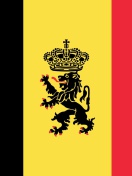 Sfondi Belgium Flag and Gerb 132x176