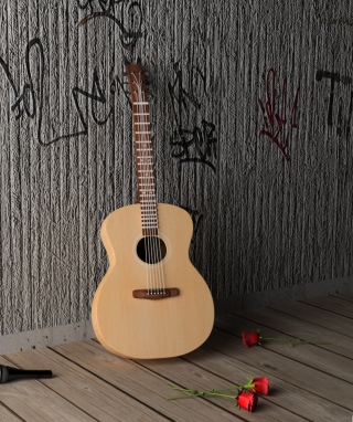 Guitar And Roses - Fondos de pantalla gratis para Nokia Asha 311