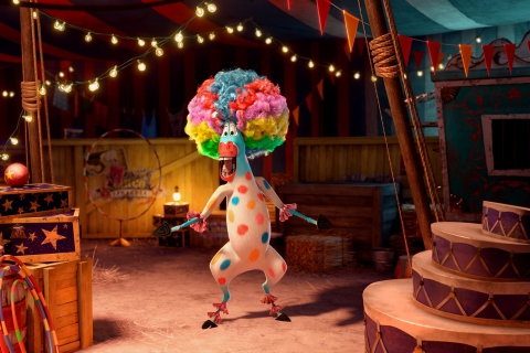 Screenshot №1 pro téma Scene From Madagascar 480x320