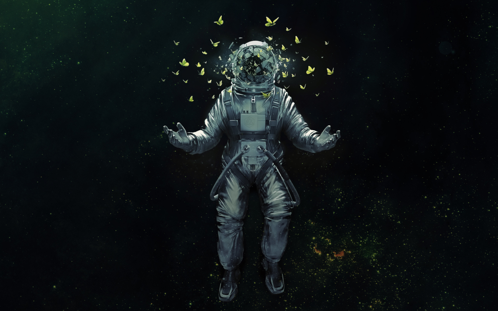 Screenshot №1 pro téma Astronaut's Dreams 1680x1050