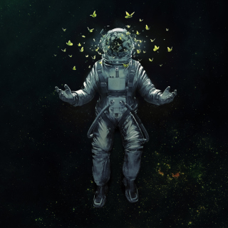 Kostenloses Astronaut's Dreams Wallpaper für 1024x1024