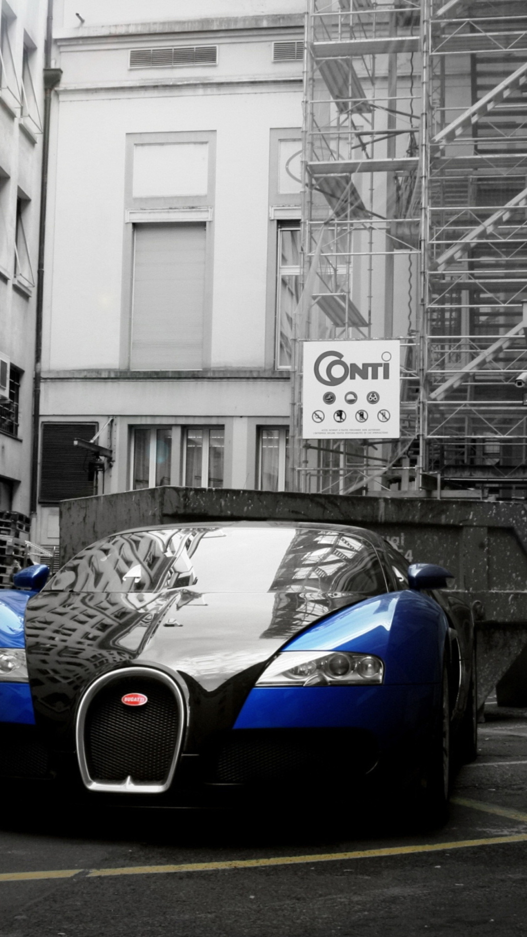 Обои Bugatti Veyron 1080x1920