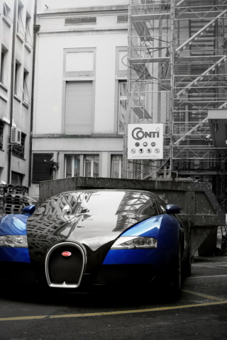 Das Bugatti Veyron Wallpaper 320x480