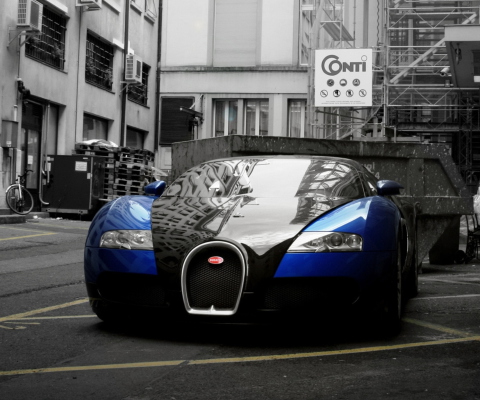 Das Bugatti Veyron Wallpaper 480x400