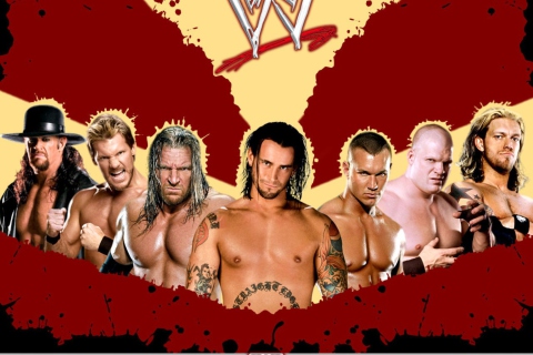 Das WWE Superstars Wallpaper 480x320