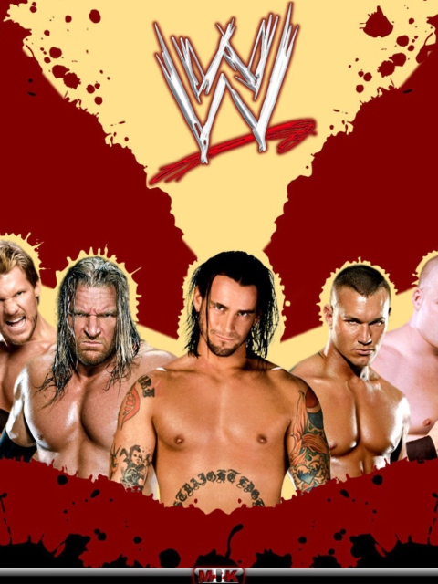 Das WWE Superstars Wallpaper 480x640