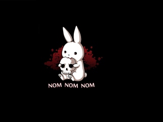 Blood-Thirsty Hare wallpaper 320x240