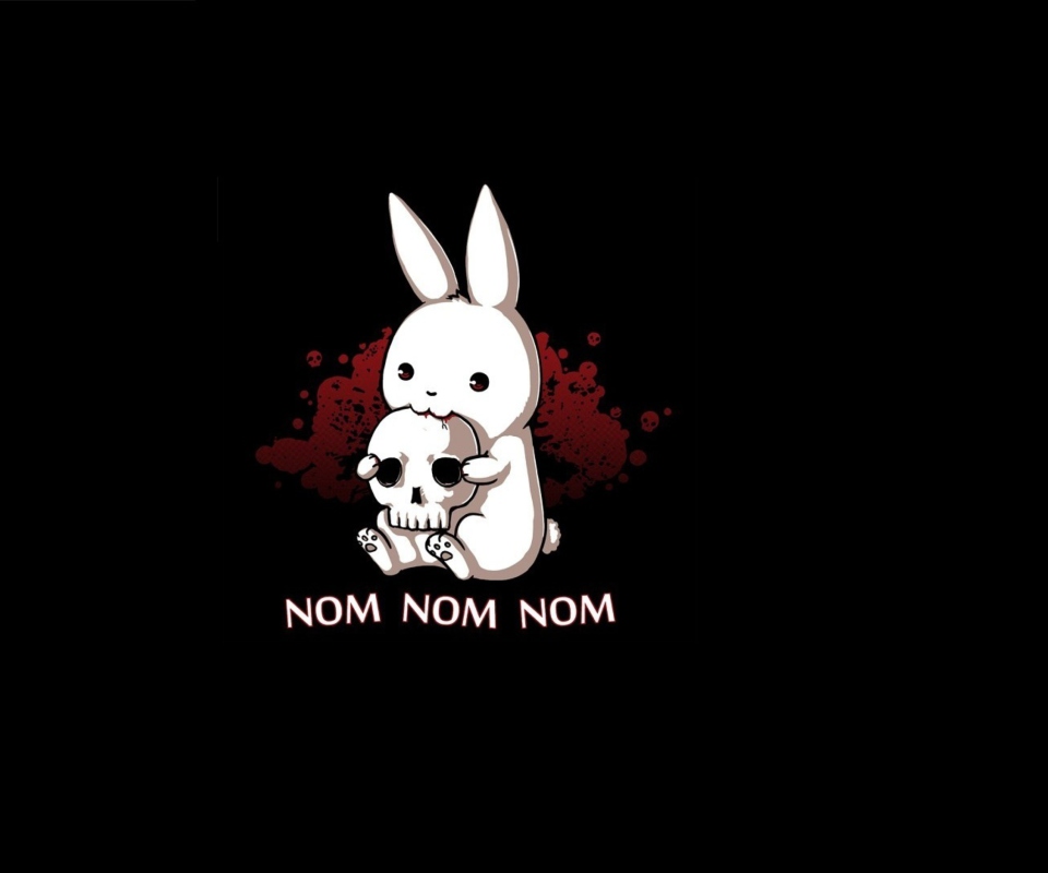 Blood-Thirsty Hare wallpaper 960x800