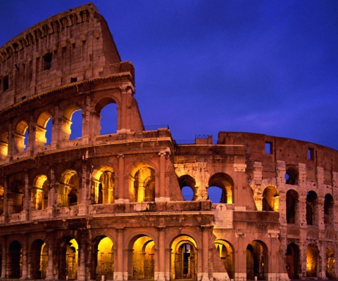 Das Rome Colosseum Antient Wallpaper 480x400