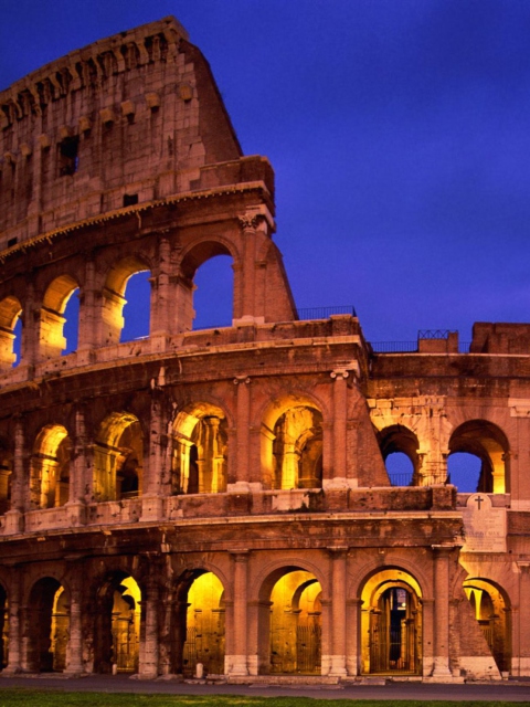 Rome Colosseum Antient wallpaper 480x640