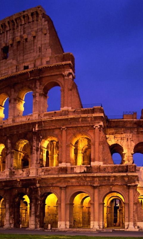 Sfondi Rome Colosseum Antient 480x800