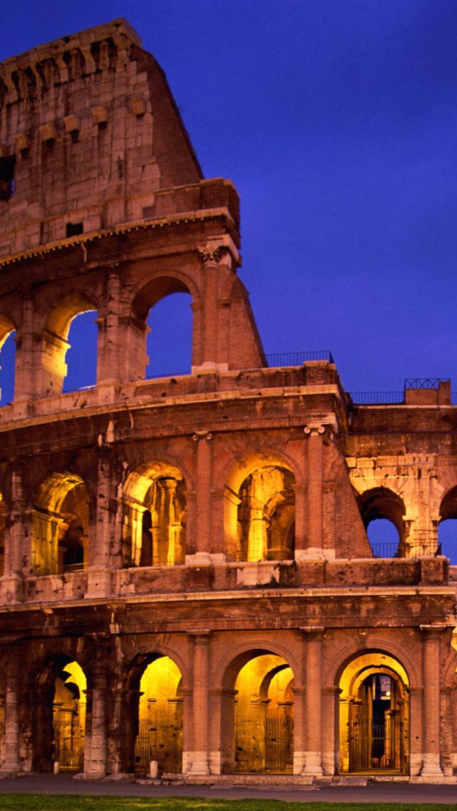 Fondo de pantalla Rome Colosseum Antient 640x1136