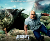 Dwayne Johnson In Journey 2: The Mysterious Island wallpaper 176x144