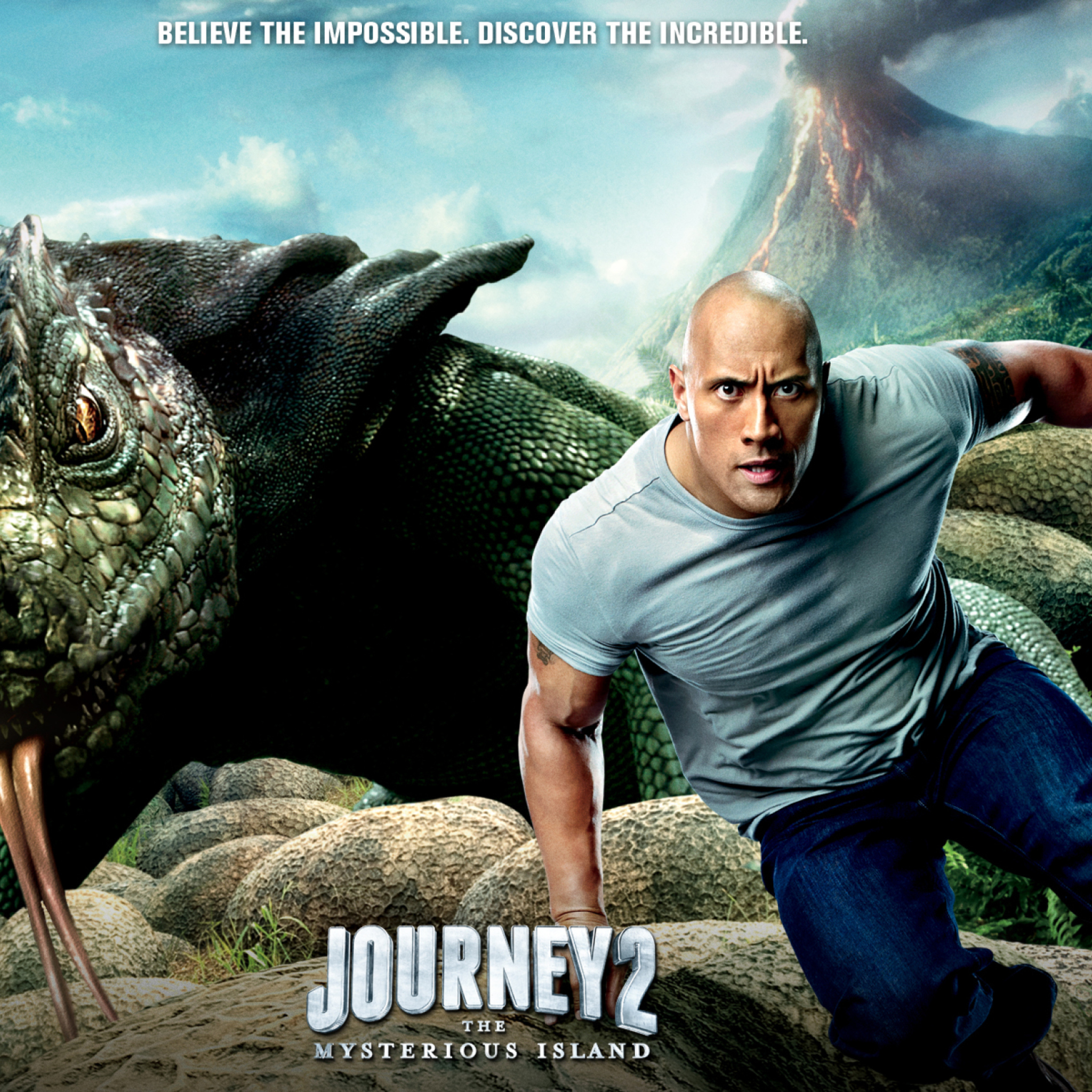 Dwayne Johnson In Journey 2: The Mysterious Island wallpaper 2048x2048