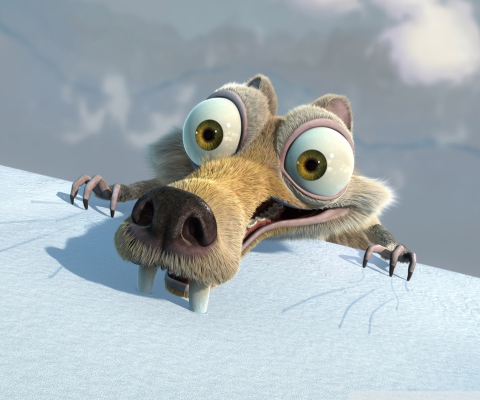 Fondo de pantalla Scrat Ice Age 480x400