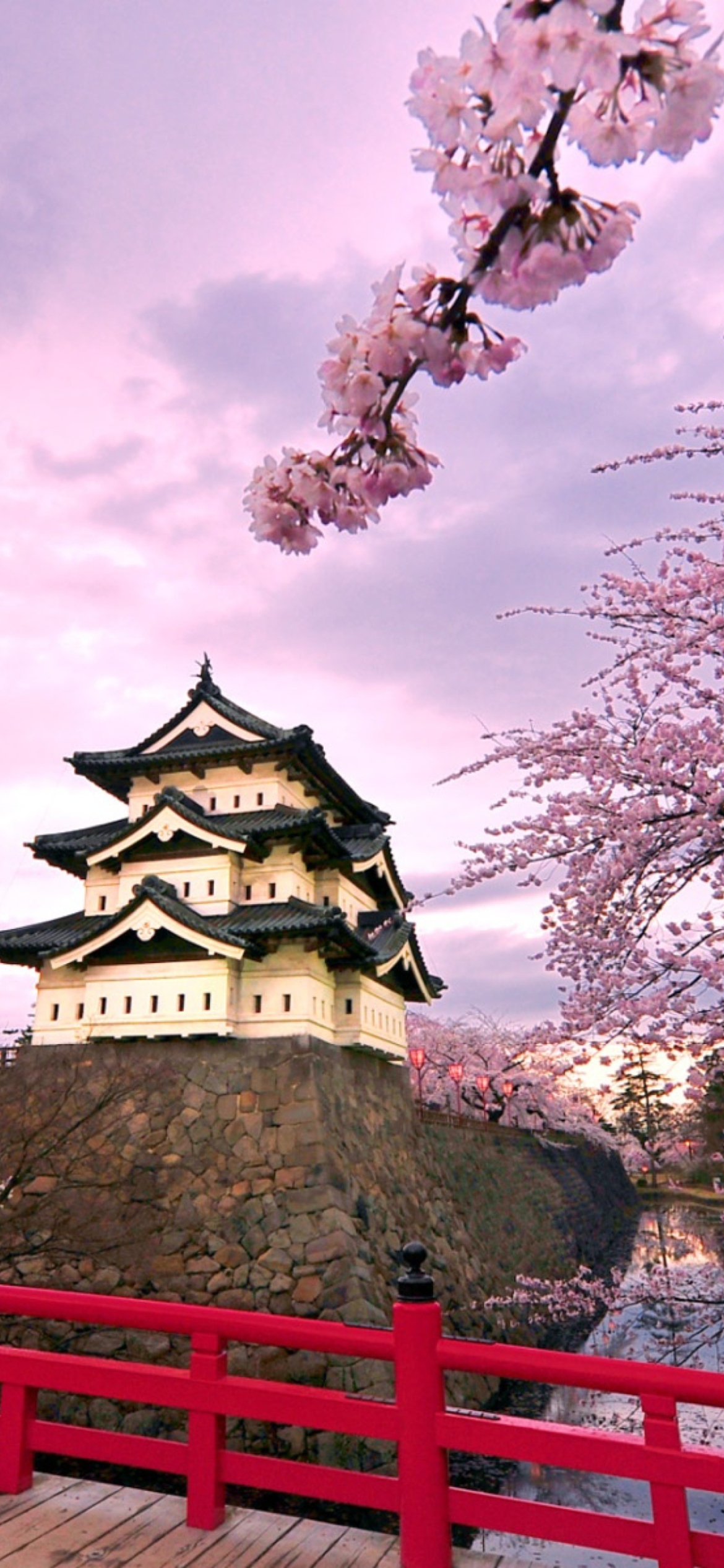 Sfondi Hirosaki Castle Japan 1170x2532