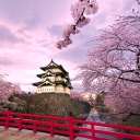 Screenshot №1 pro téma Hirosaki Castle Japan 128x128