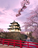 Fondo de pantalla Hirosaki Castle Japan 128x160
