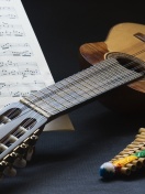 Sfondi Guitar and notes 132x176