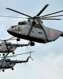 Mi 26 Giant Helicopter wallpaper 128x160