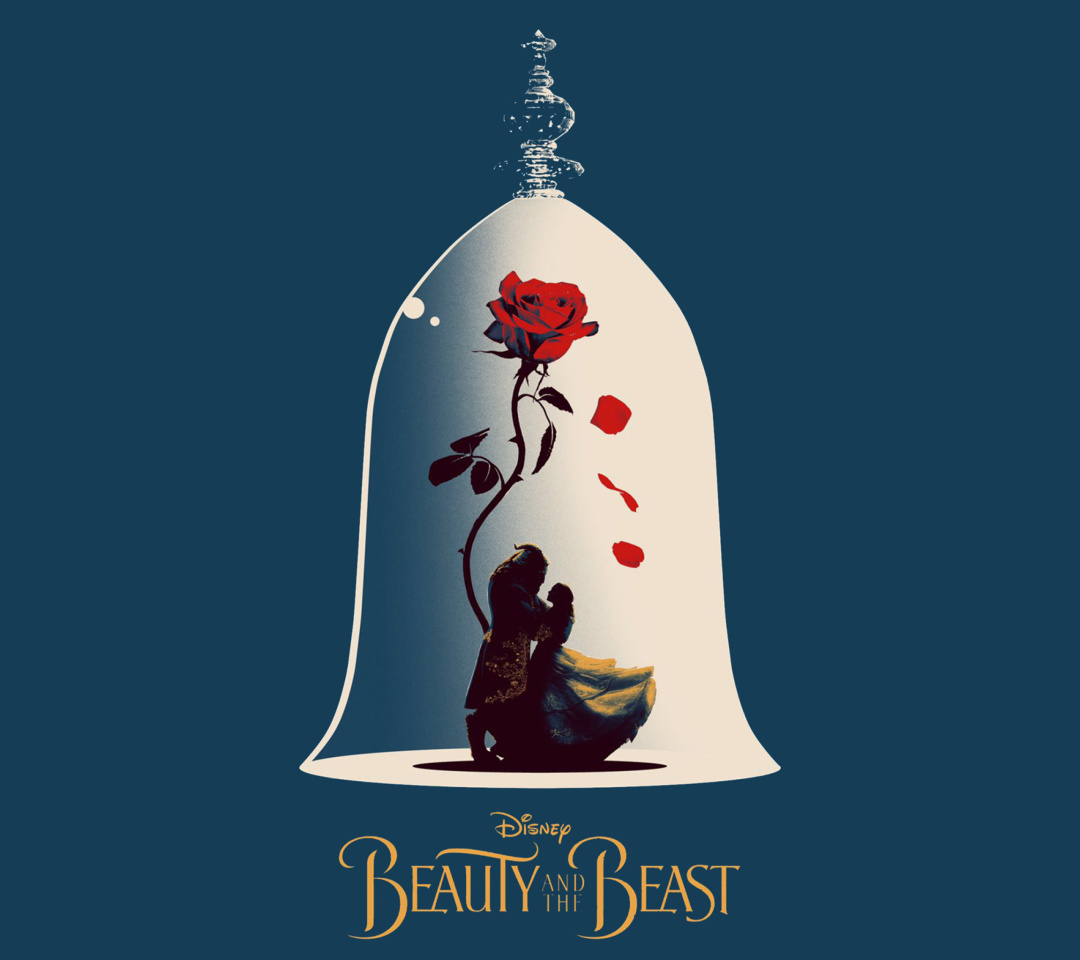 Обои Beauty and the Beast Poster 1080x960