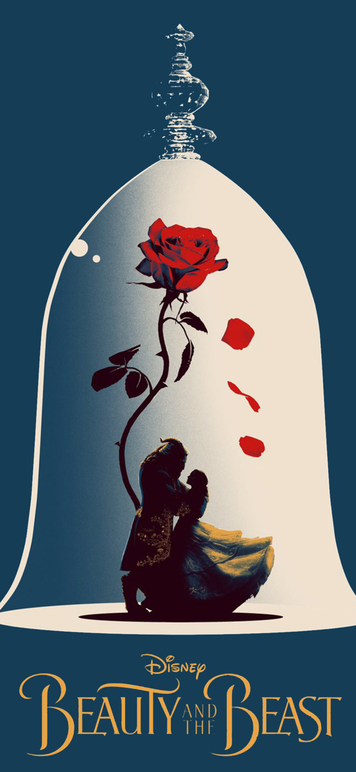 Beauty and the Beast Poster wallpaper 1170x2532