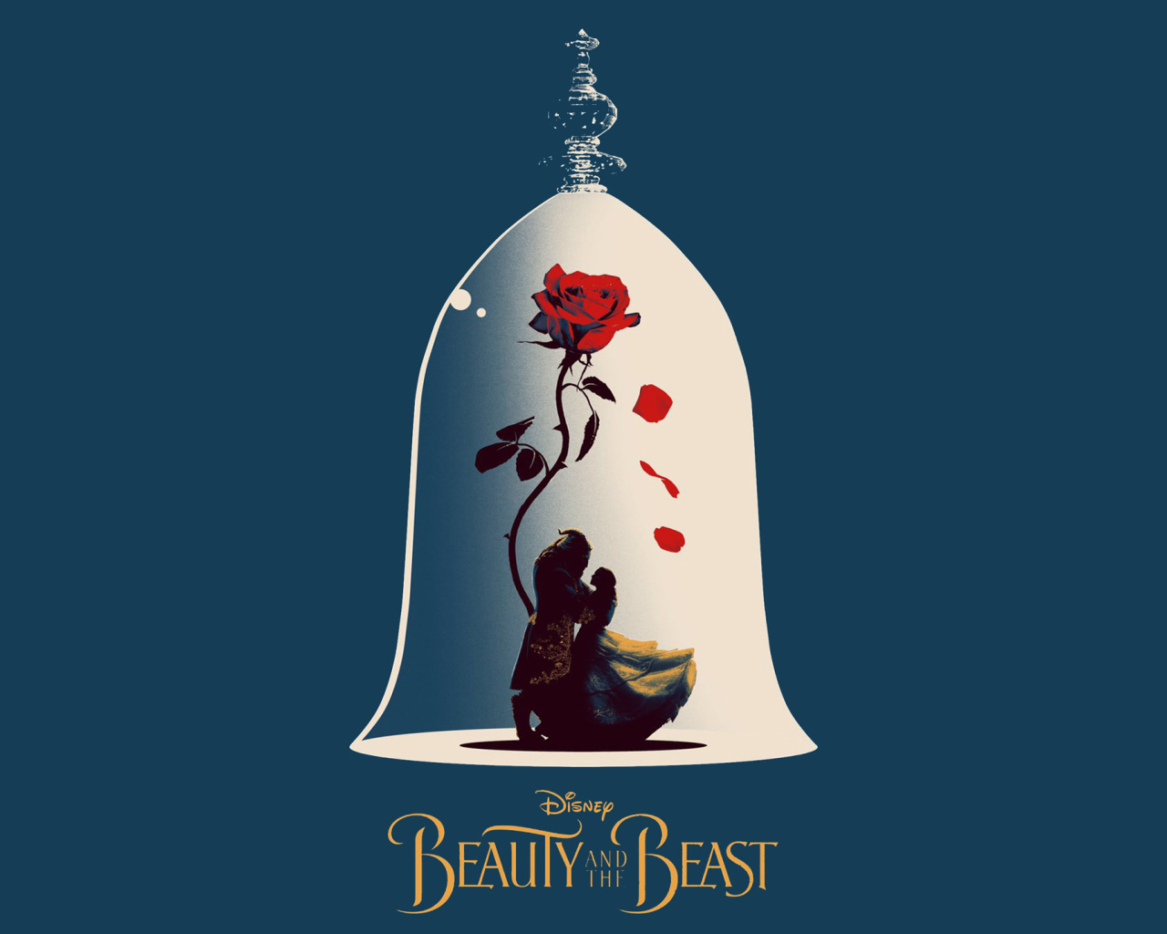 Das Beauty and the Beast Poster Wallpaper 1280x1024
