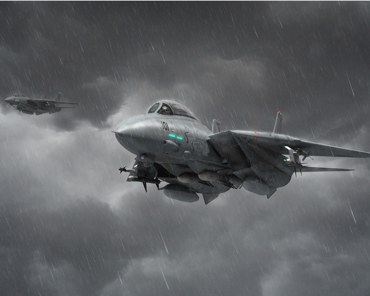 Обои Grumman F 14 Tomcat Interceptor 1280x1024