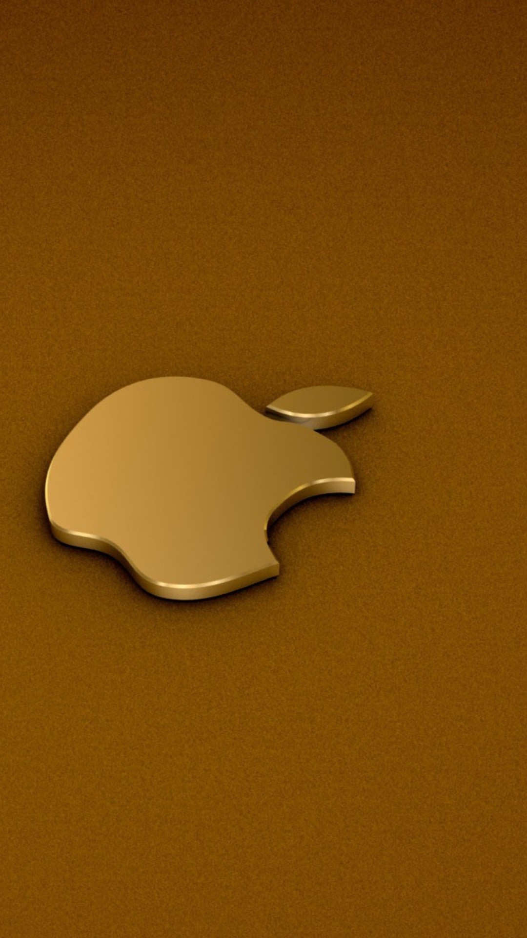 Fondo de pantalla Golden Apple Logo 1080x1920