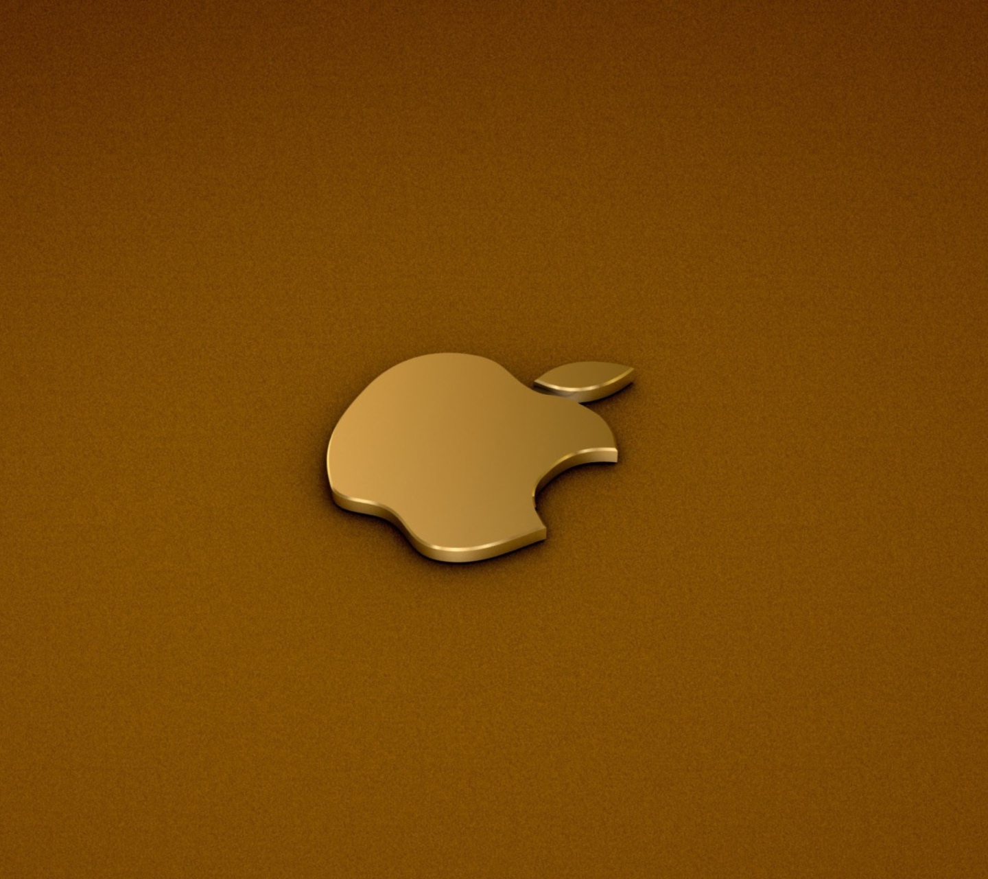Das Golden Apple Logo Wallpaper 1440x1280