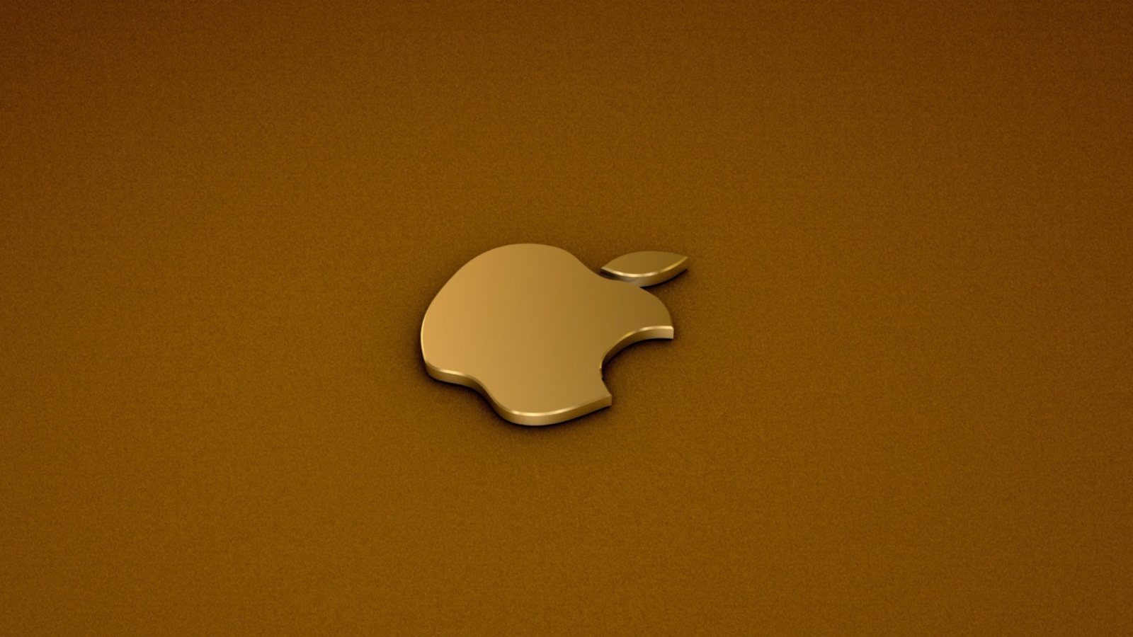 Обои Golden Apple Logo 1600x900