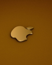Golden Apple Logo wallpaper 176x220