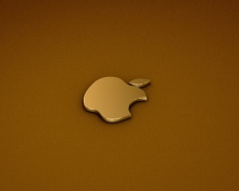 Fondo de pantalla Golden Apple Logo 220x176
