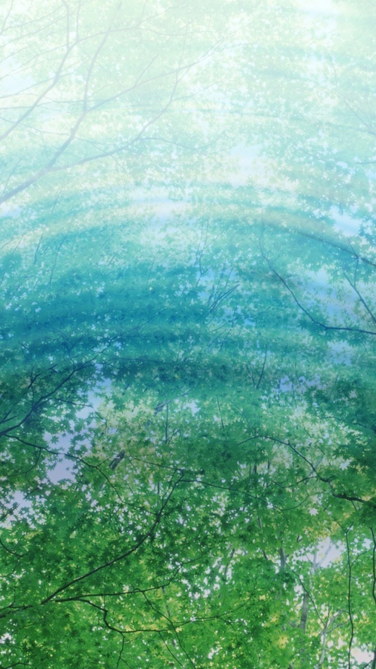 Sfondi Tree Reflections In Water 750x1334