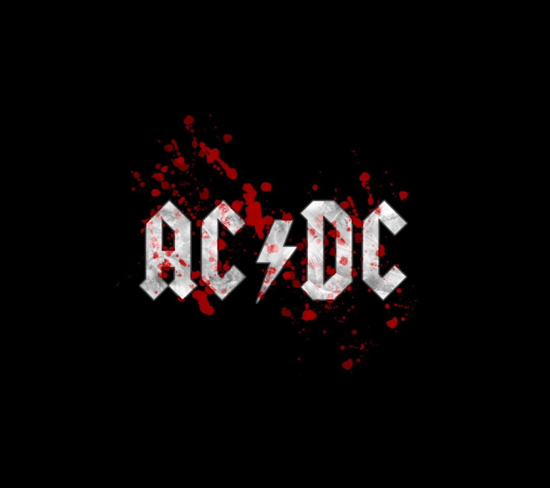 Das AC/DC Logo Wallpaper 1080x960