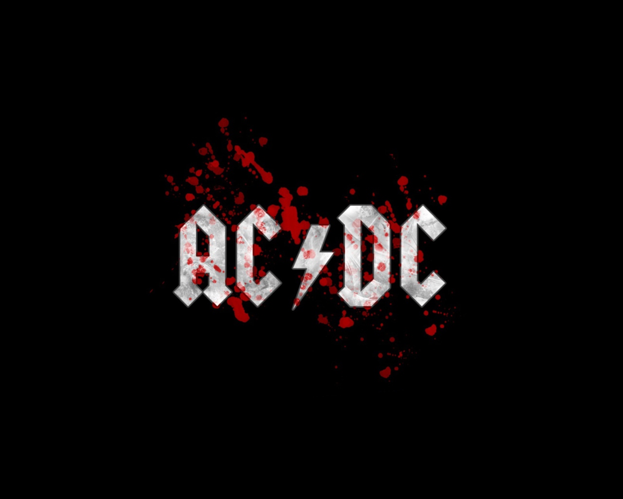 Обои AC/DC Logo 1280x1024