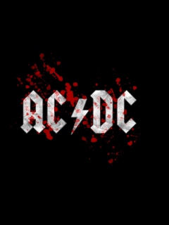 Das AC/DC Logo Wallpaper 240x320