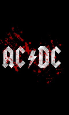 Das AC/DC Logo Wallpaper 240x400