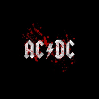 AC/DC Logo sfondi gratuiti per 208x208