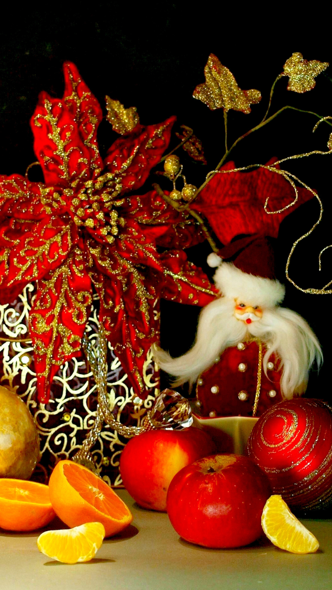 Das Christmas Still Life Wallpaper 1080x1920
