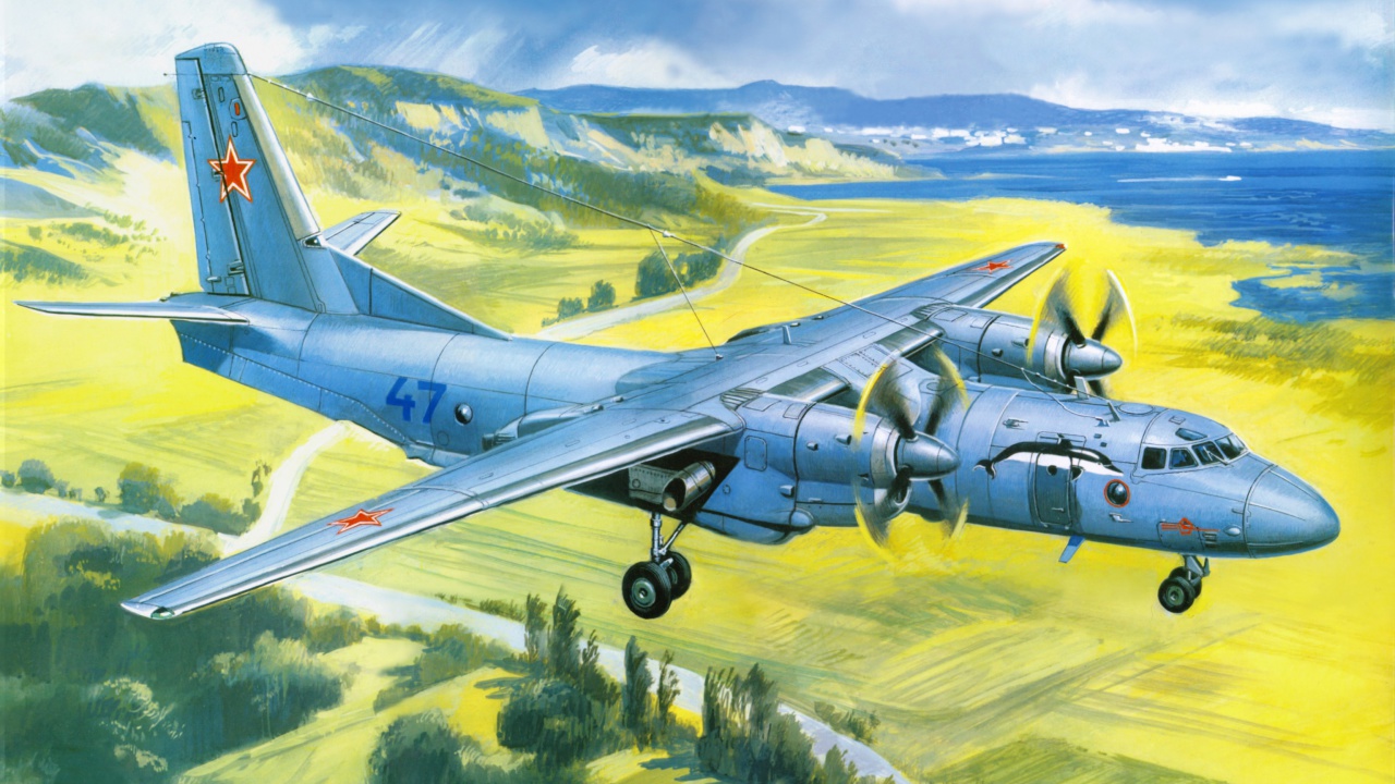 Antonov An 24 Airplane wallpaper 1280x720